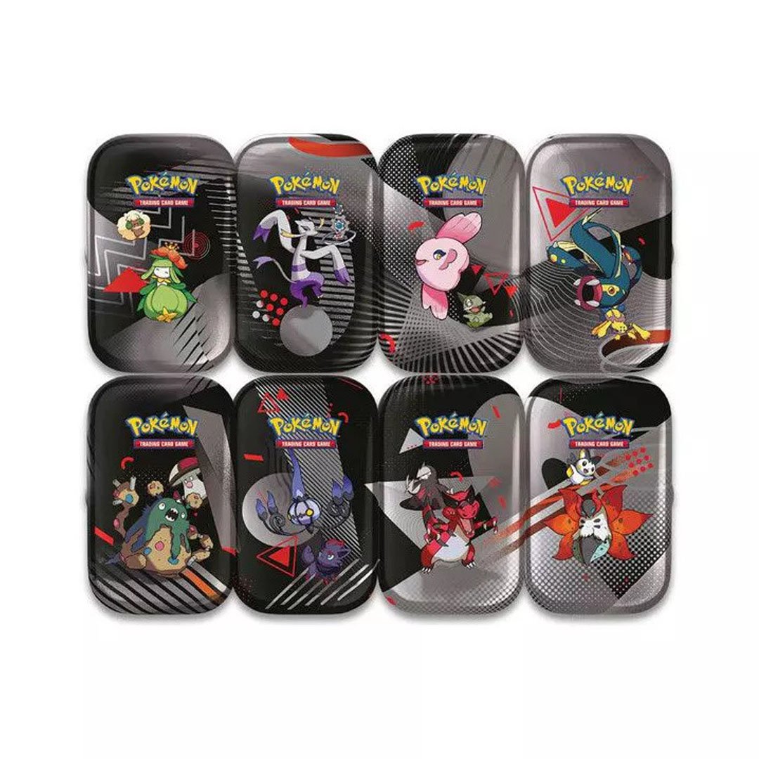 Pokémon TCG: Scarlet &amp; Violet 10.5: Unova Mini Tin Display (8 Units - One of Each)