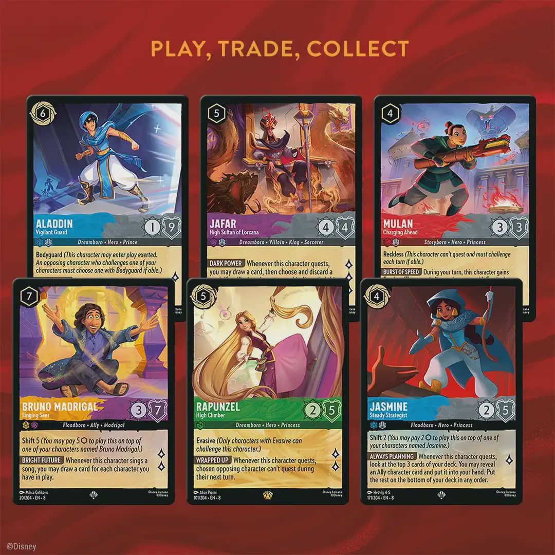 Ravensburger Disney Lorcana Trading Card Game: Reign of Jafar Single Booster Pack
