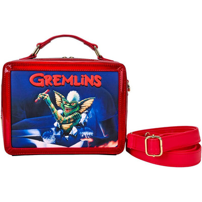 Loungefly Warner Brothers Gremlins 40th Anniversary Vintage Lunchbox Crossbody Bag