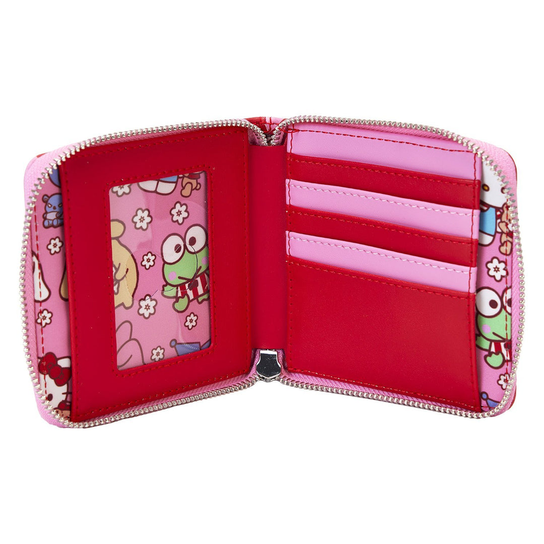 Loungefly Sanrio Hello Kitty &amp; Friends Color Block Zip Around Wallet
