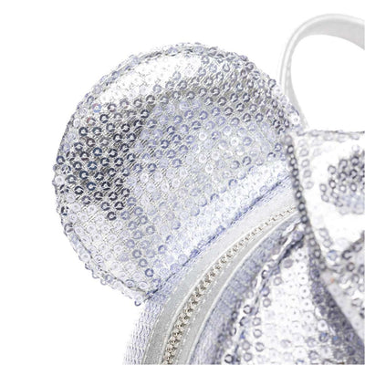 Loungefly Disney Minnie Mouse Platinum Sequin Mini Backpack - 707 Street Exclusive