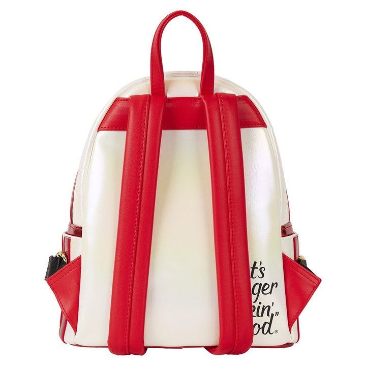Loungefly KFC Chicken Bucket Sherpa Mini Backpack