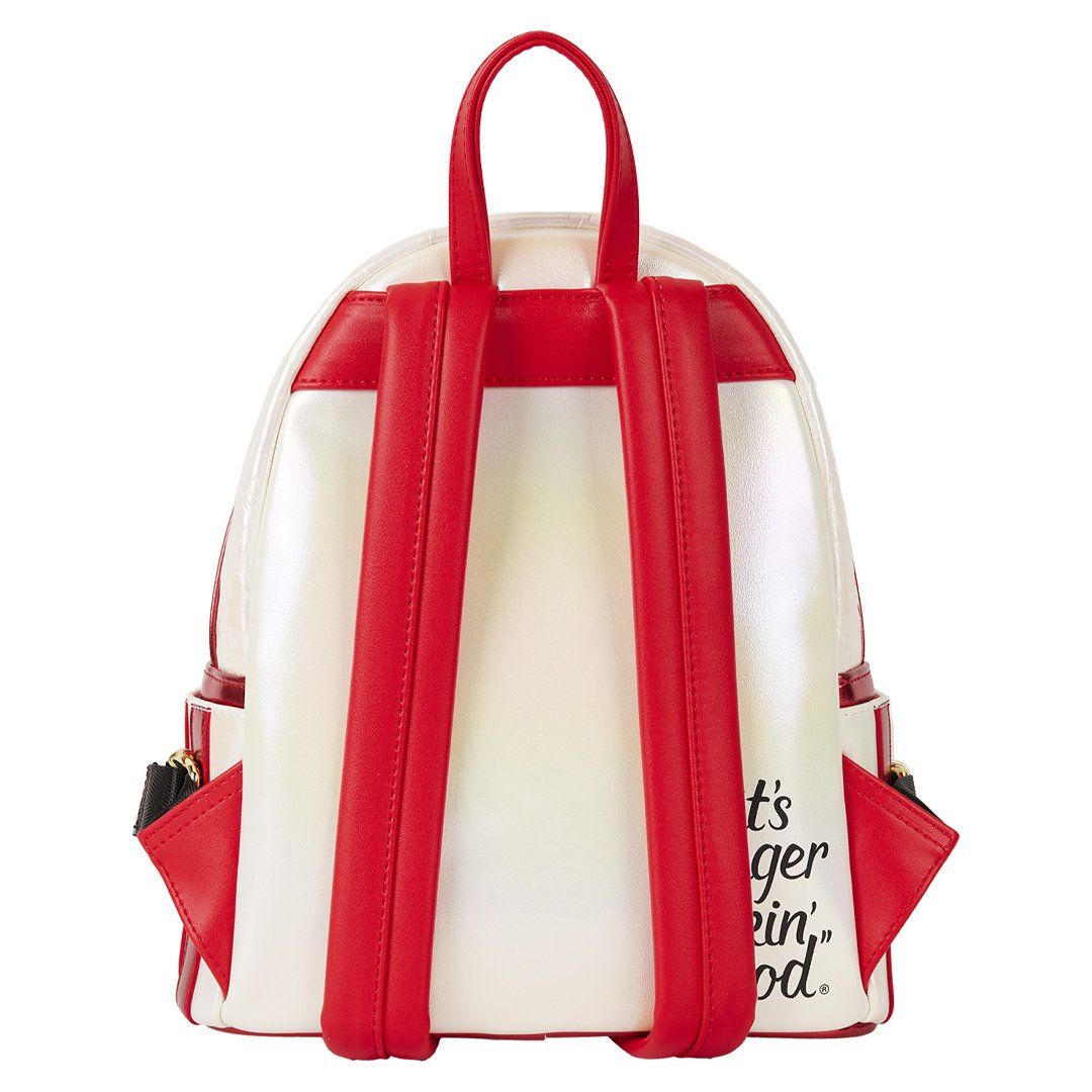 Loungefly KFC Chicken Bucket Sherpa Mini Backpack