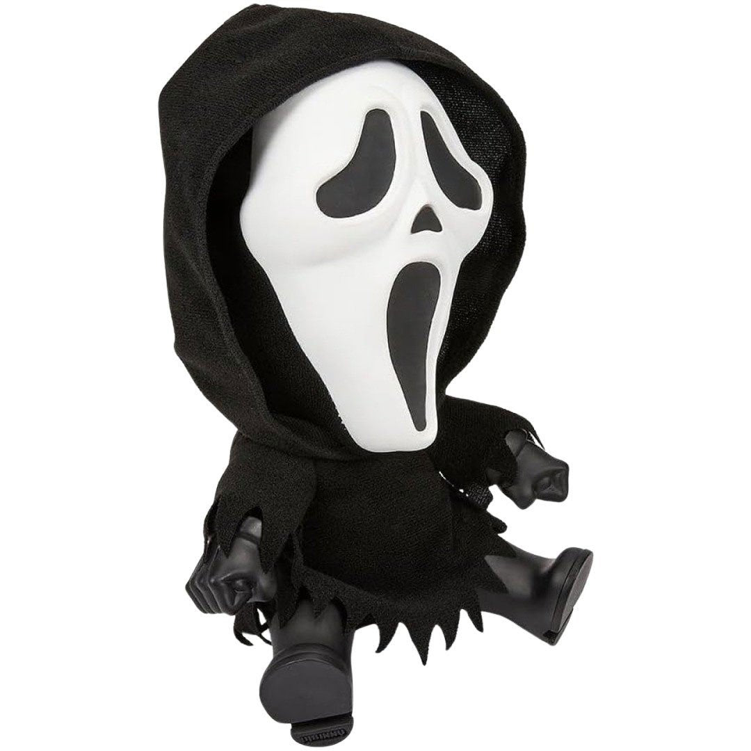 Kidrobot Scream 8" Ghost Face Glow in The Dark Roto Phunny Plush - 3/4 right angle