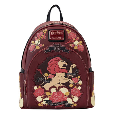 Loungefly Warner Brothers Harry Potter Gryffindor House Tattoo Mini Backpack	