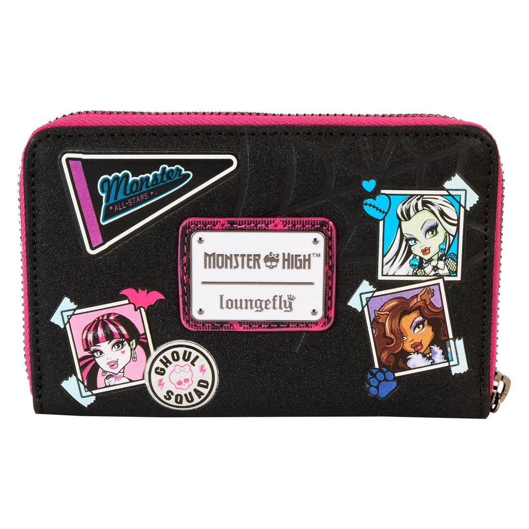 Loungefly Mattel Monster High Crest Zip-Around Wallet