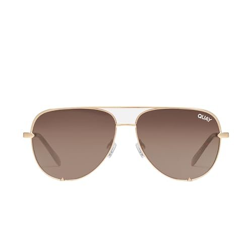 Quay Australia HIGH KEY Classic Unisex Aviator Sunglasses - Front