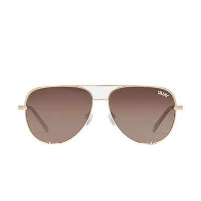 Quay Australia HIGH KEY Classic Unisex Aviator Sunglasses - Front