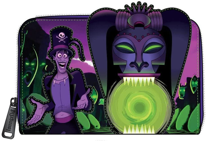 Loungefly Disney Princess and the Frog Dr. Facilier Villains Zip-Around Wallet
