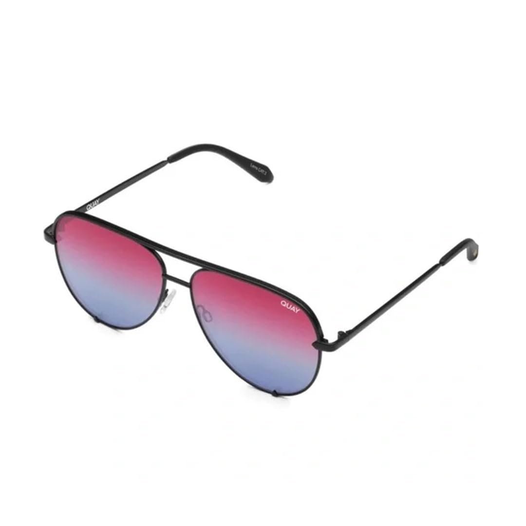 Quay Australia Unisex High Key Wire Frame Aviator Sunglasses