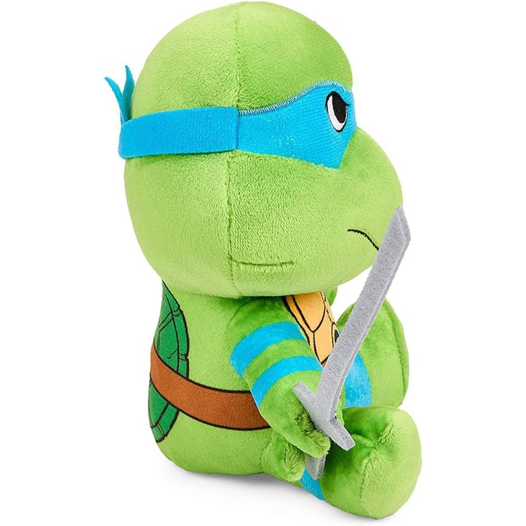 Kidrobot Teenage Mutant Ninja Turtles 7.5" Leonardo Phunny Plush - right profile