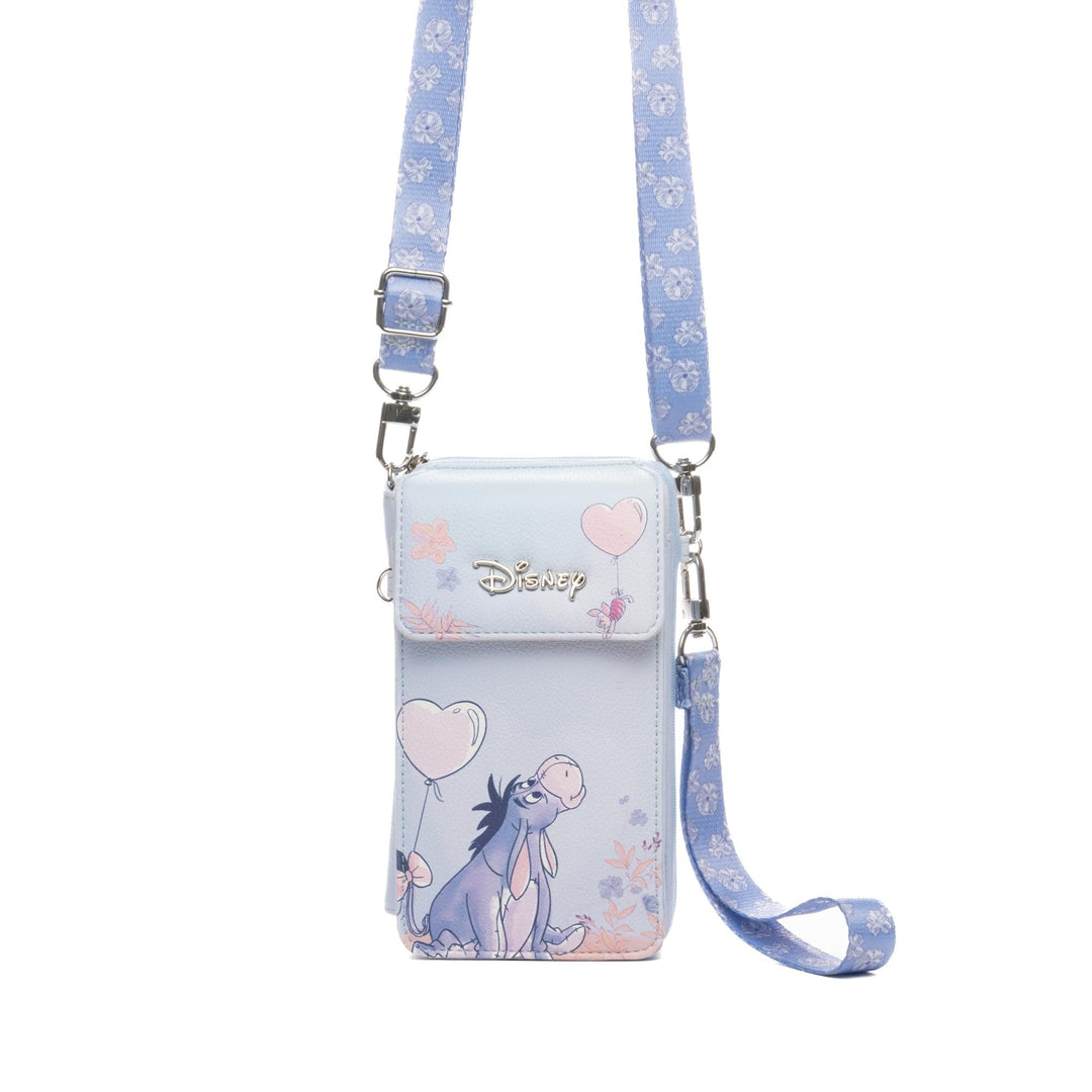 Wondapop Disney Winnie The Pooh Eeyore Crossbody Wallet Cell Phone Wristlet