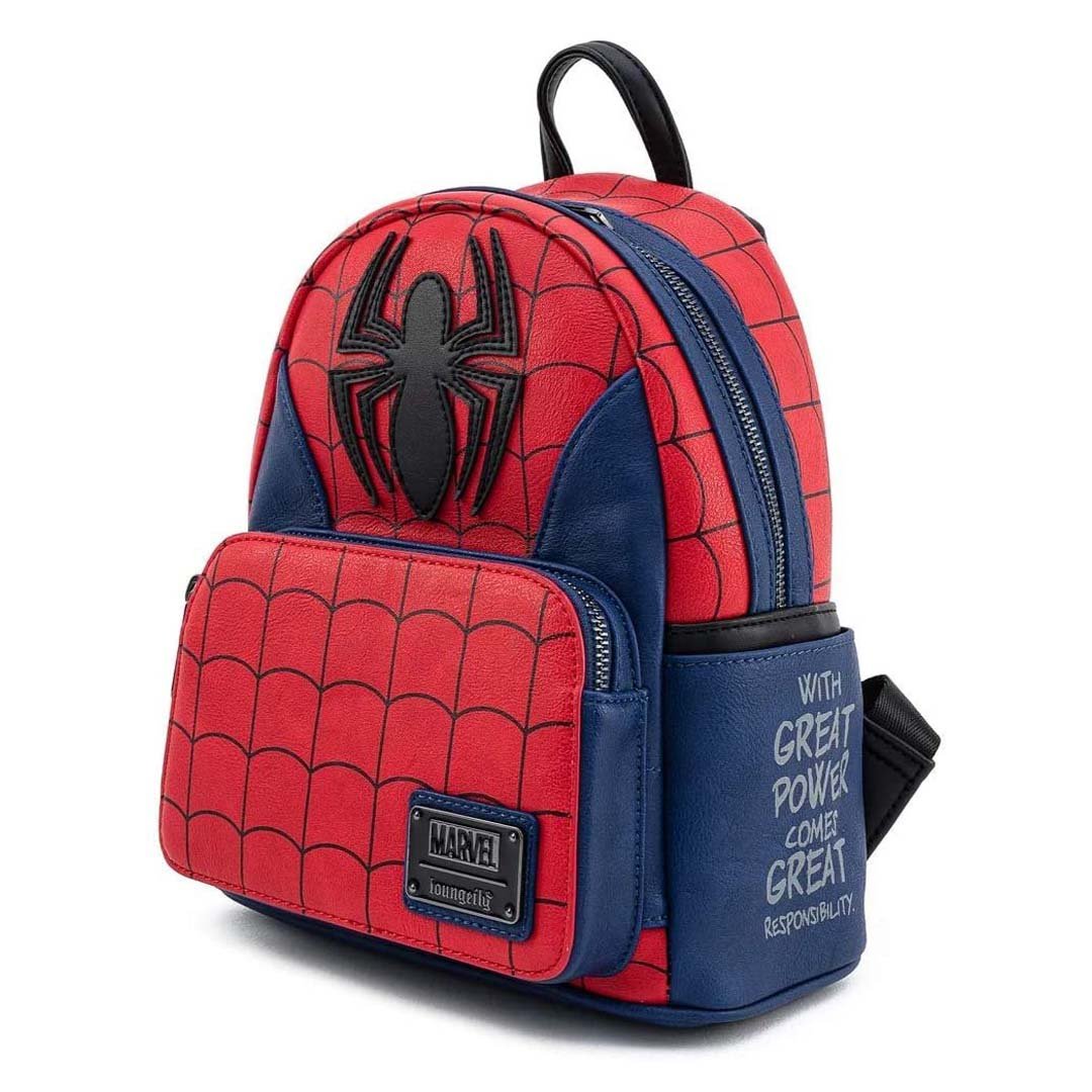 Loungefly Marvel Spider Man Classic Cosplay Mini Backpack