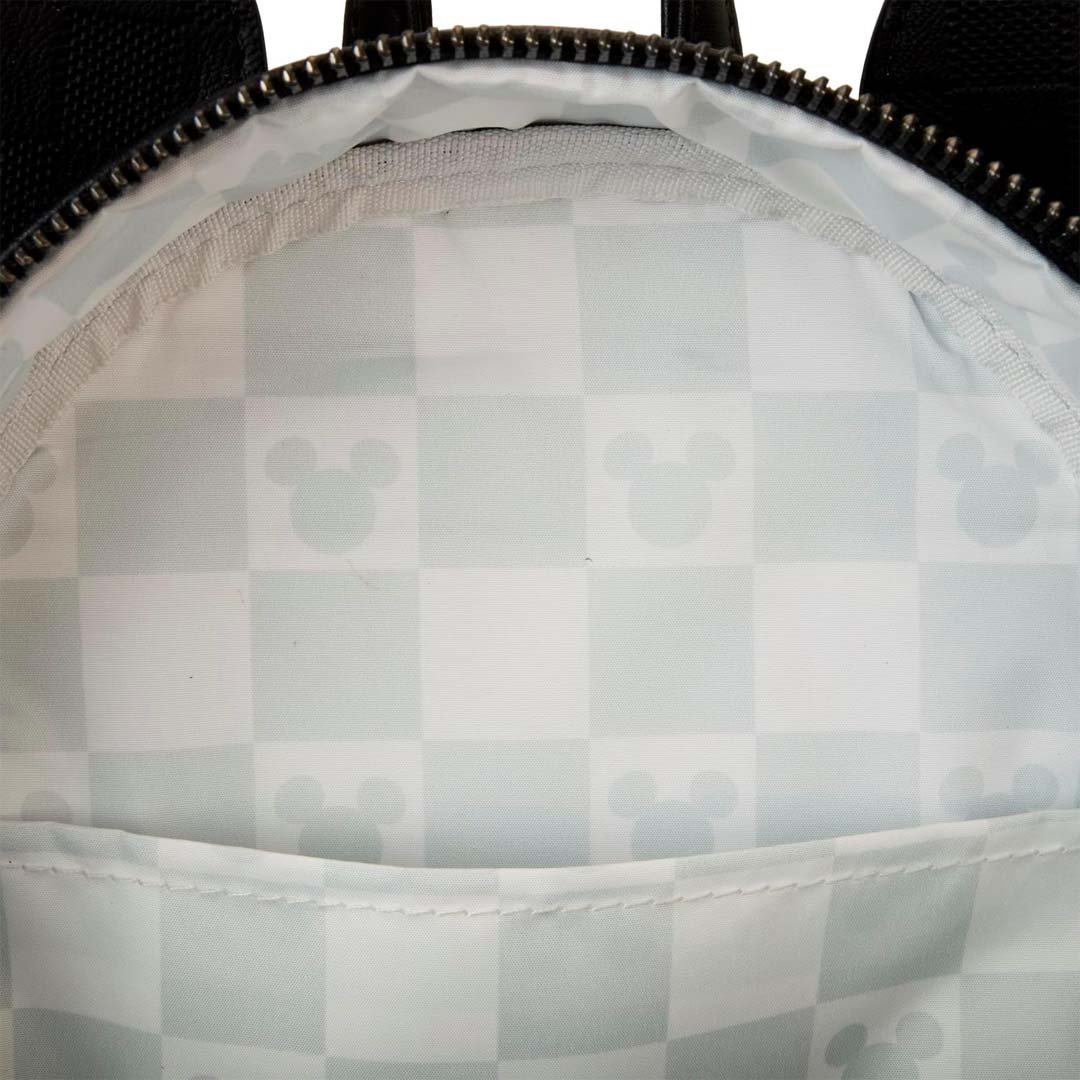Loungefly Disney Mickey Mouse Checkered Texture Mini Backpack