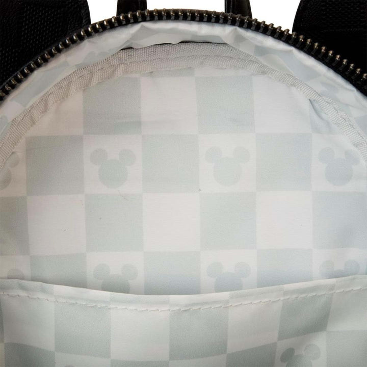 Loungefly Disney Mickey Mouse Checkered Texture Mini Backpack