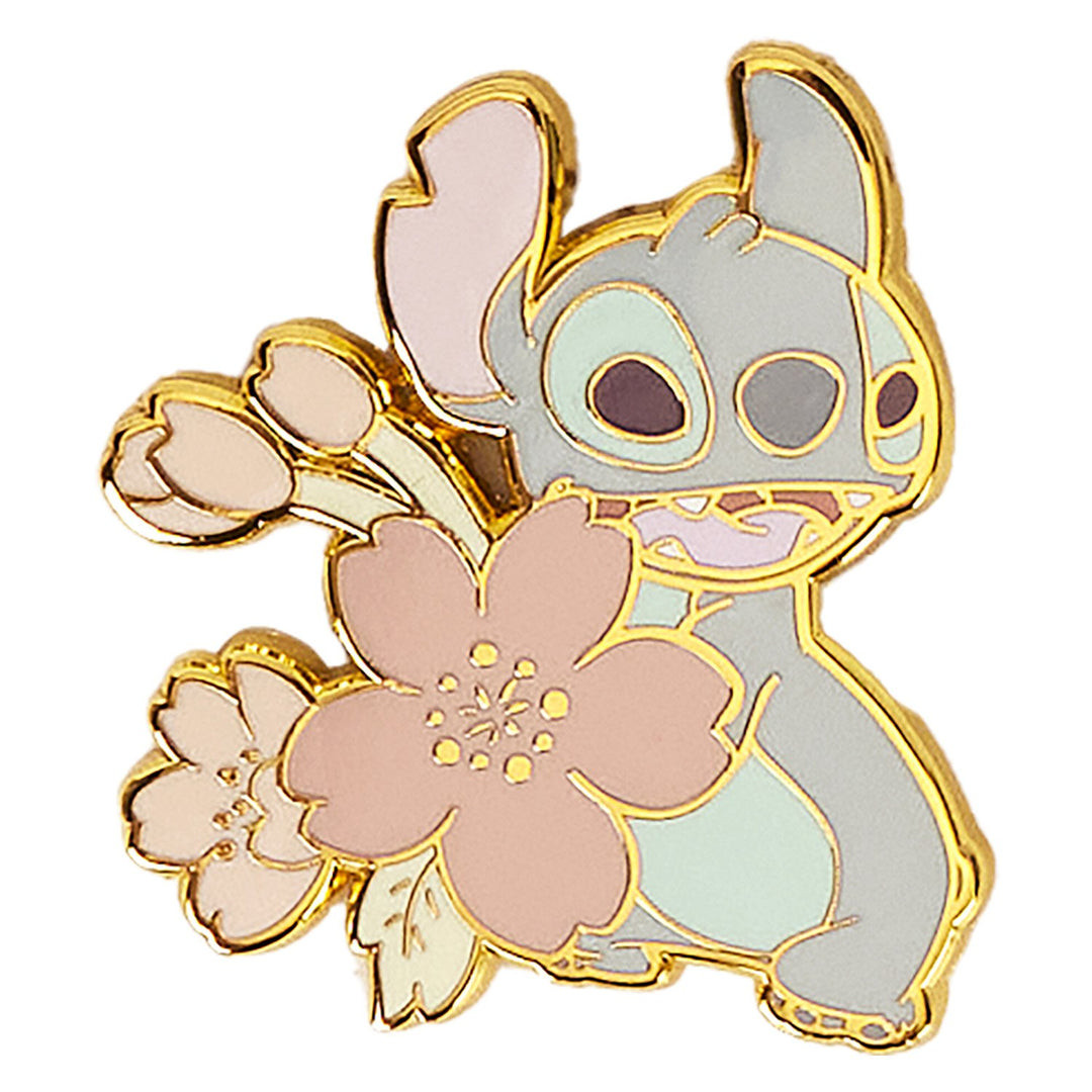 Loungefly Disney Stitch &amp; Angel Cherry Blossom Mystery Box Pin