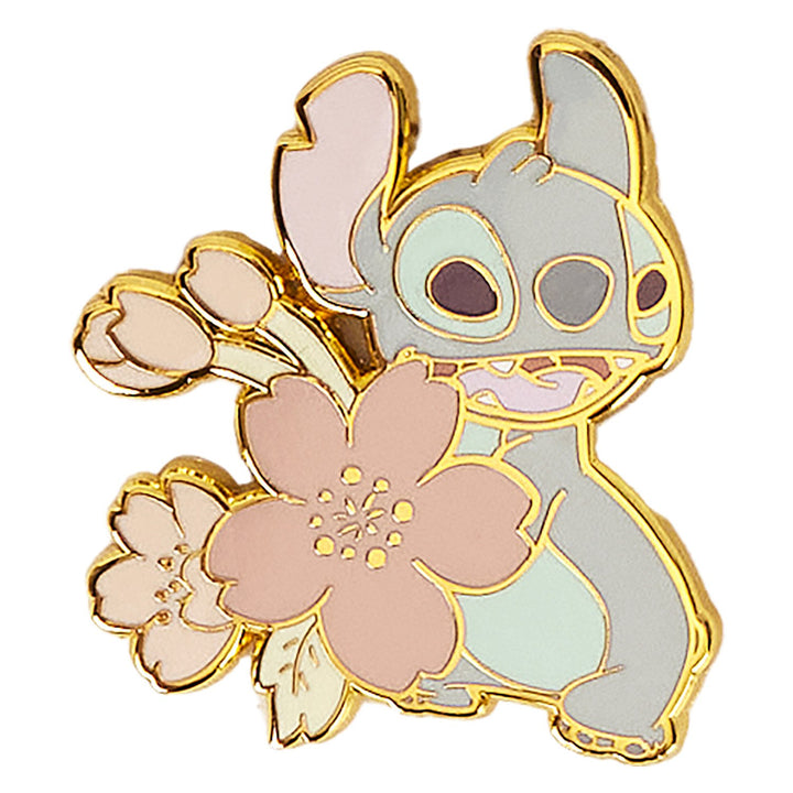 Loungefly Disney Stitch &amp; Angel Cherry Blossom Mystery Box Pin
