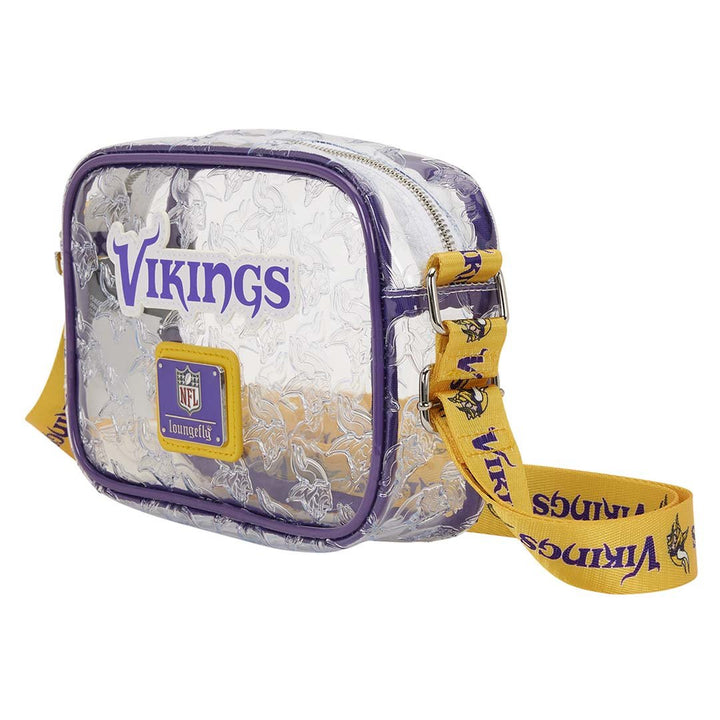Loungefly NFL Minnesota Vikings Clear Crossbody Bag