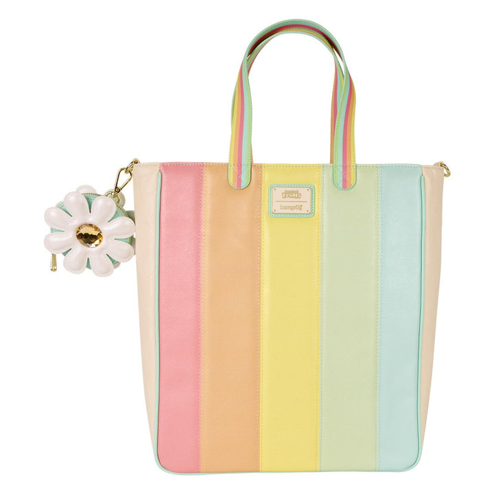 Loungefly Universal Classic Trolls Plush Glitter Tote Crossbody Bag with Coin Bag
