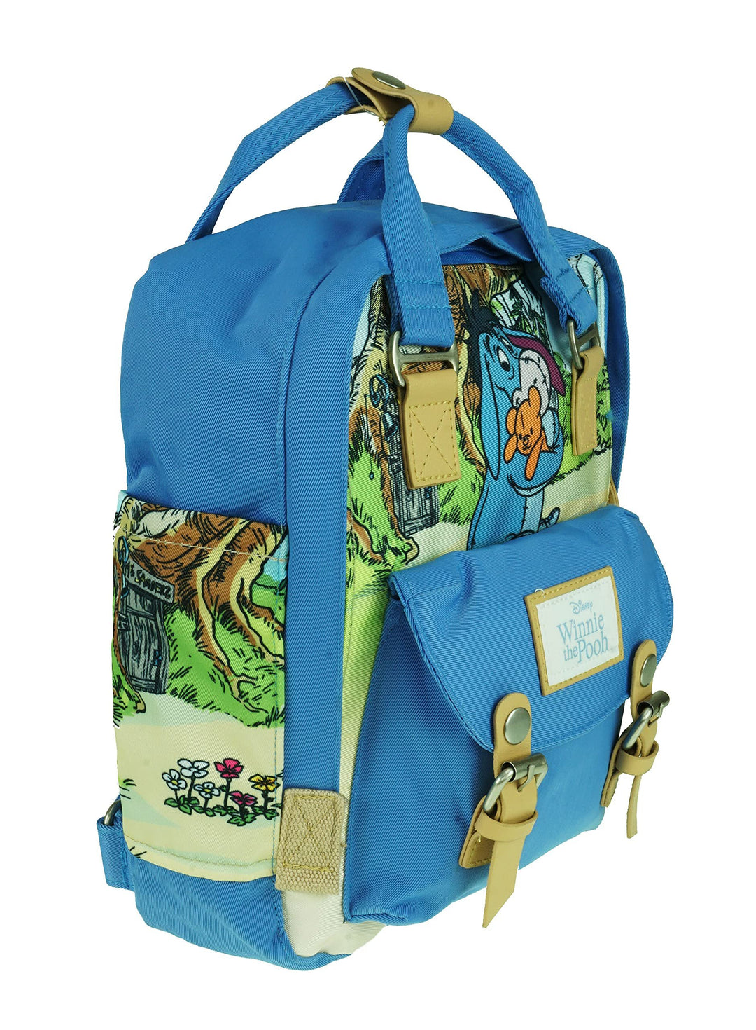 KBNL Disney Eeyore 12" Nylon Mini Backpack - Angle