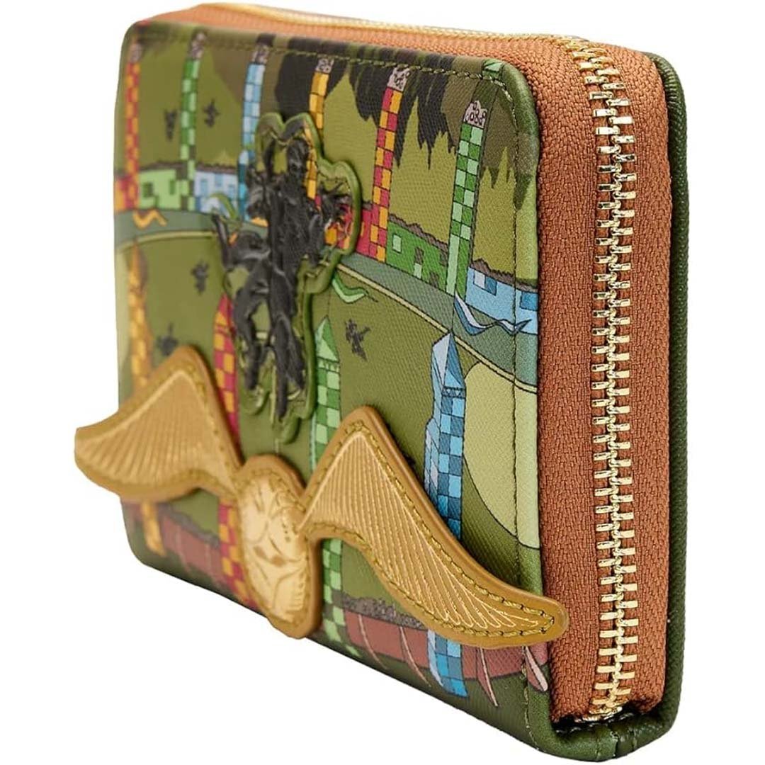 Loungefly Harry Potter Golden Snitch Zip-Around Wallet