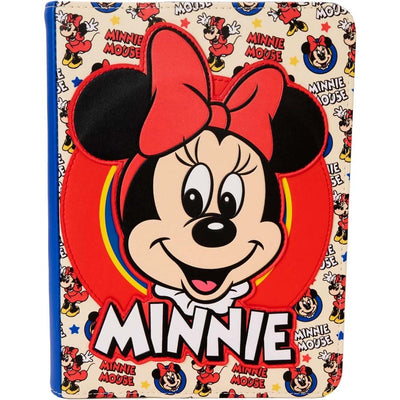 Loungefly Disney Minnie Mouse Classic All-Over Print Refillable Stationery Journal