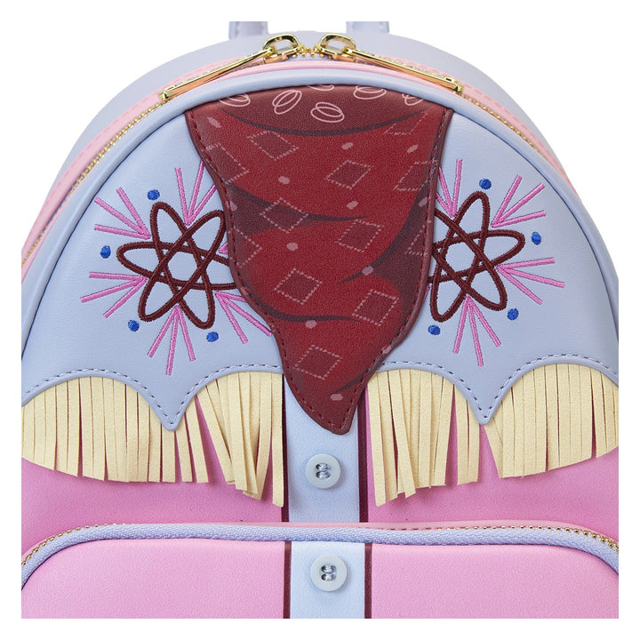 Loungefly Universal Back To The Future 40th Anniversary Marty McFly Western Cosplay Mini Backpack