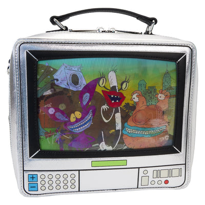 Loungefly Nickelodeon Retro TV Triple Lenticular Crossbody - Front 3