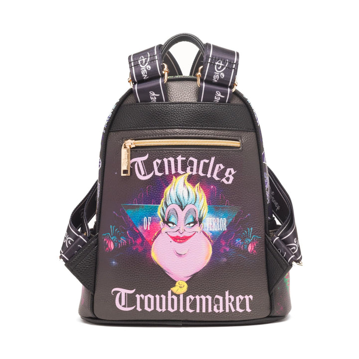 Wondapop Disney Ursula Tentacles of Terror 11" Vegan Leather Mini Backpack - Back