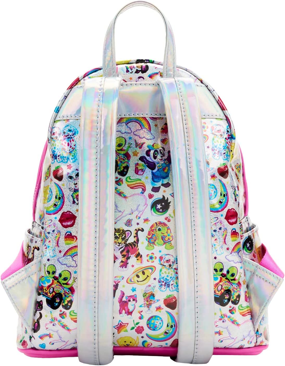 Loungefly Lisa Frank Iridescent Allover Print Mini Backpack | 707