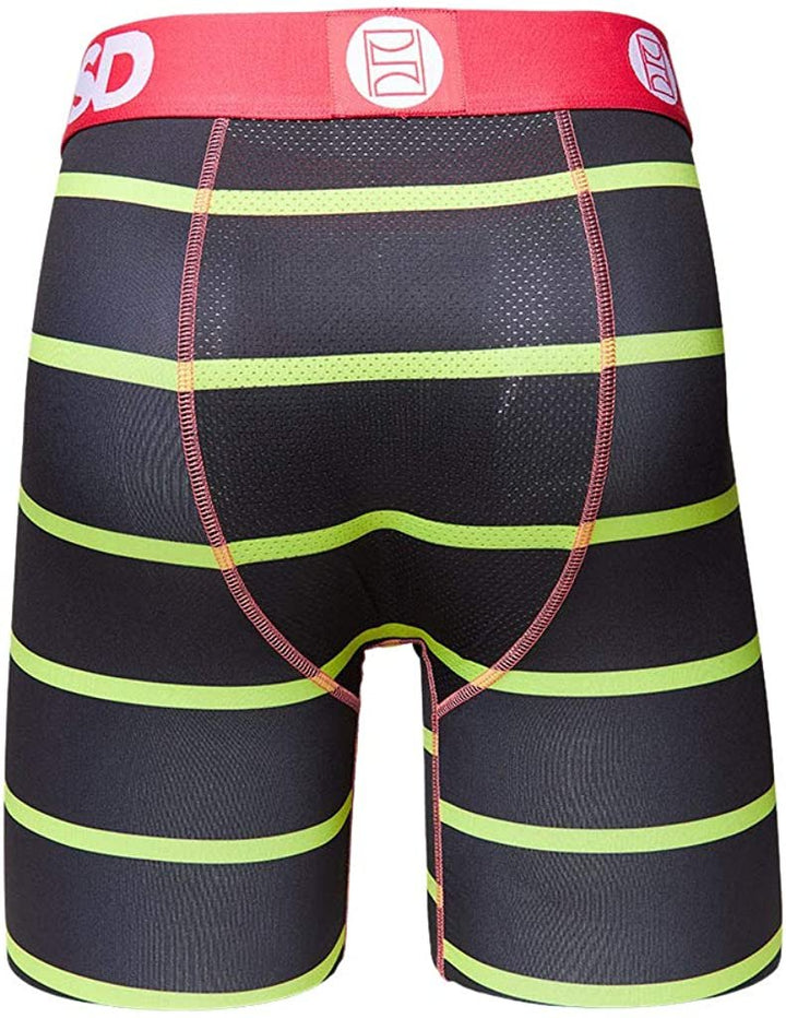 Black / Black and Neon Stripe PSD Underwear Men&