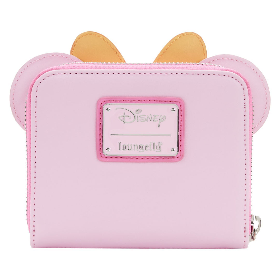 Loungefly Disney Pastel Ghost Minnie Glow in the Dark Zip-Around Wallet