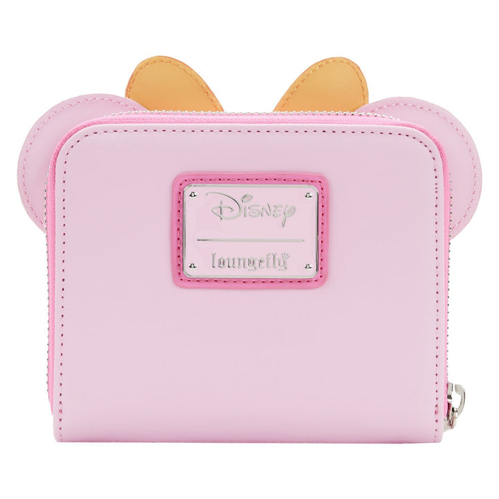 Loungefly Disney Pastel Ghost Minnie Glow in the Dark Zip-Around Wallet
