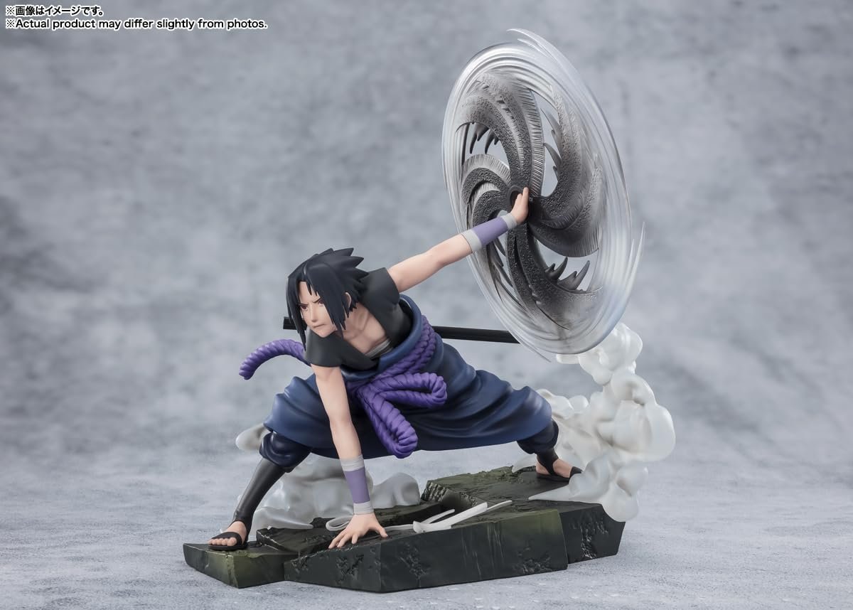 TAMASHII NATIONS - Naruto Shippuden - [Extra Battle] Sasuke Uchiha -The Light & Dark of The Mangekyo Sharingan-, Bandai Spirits FiguartsZERO Collectible Figure