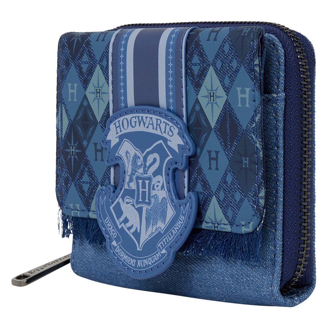 Loungefly Warner Bros Harry Potter Denim Tri-Fold Wallet