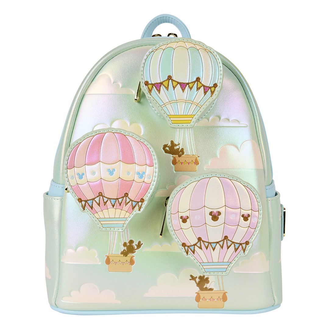 Loungefly Disney Mickey &amp; Friends Hot Air Balloon Mini Backpack