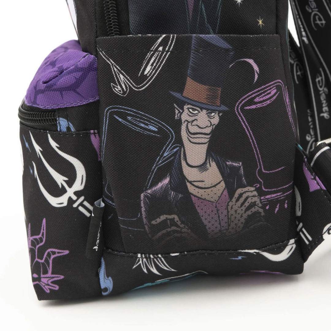 WondaPop Disney Villains Ursula 13" Nylon Mini Backpack - Side 3