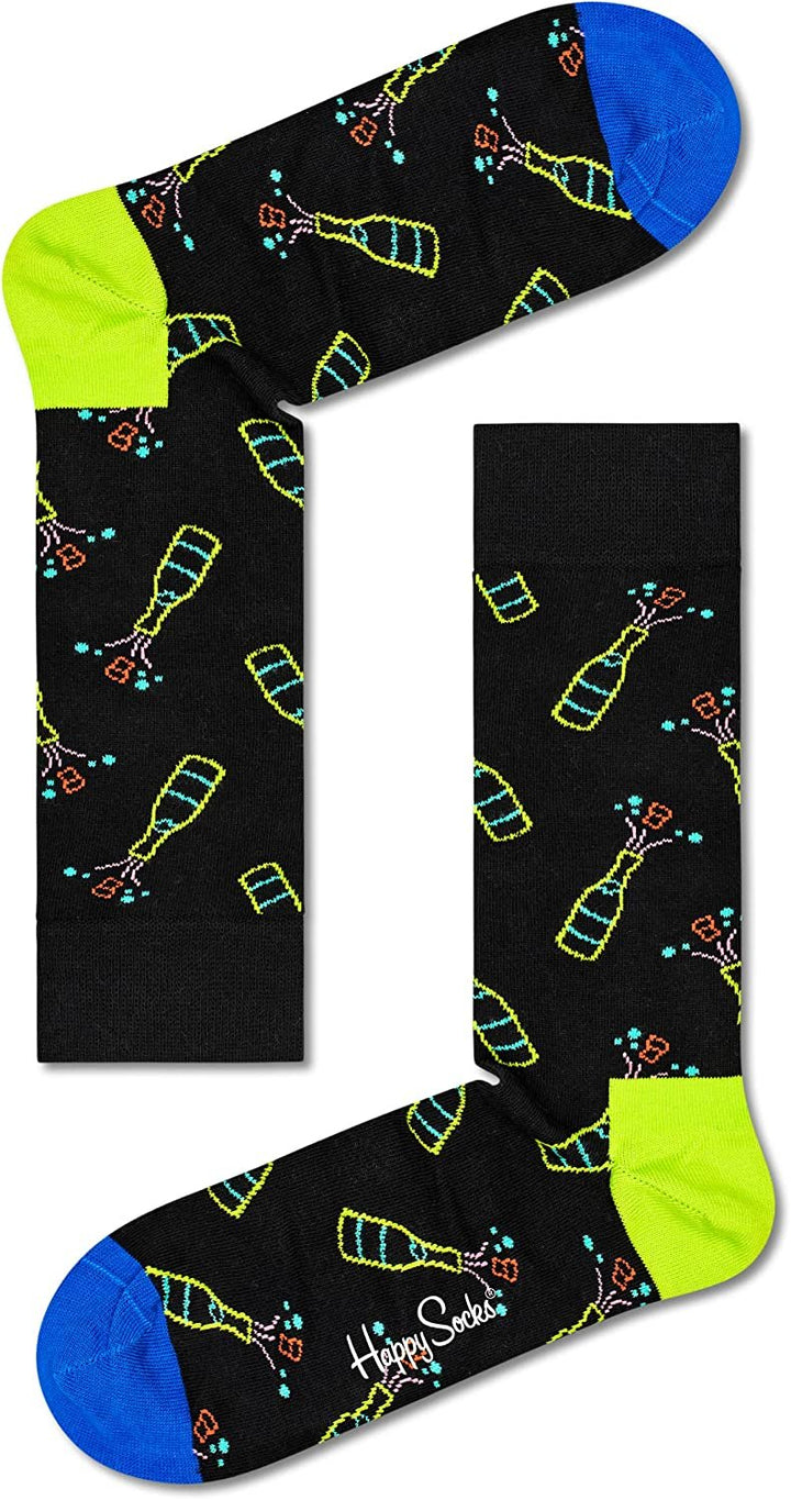 Happy Socks colorful and fun Socks for Men and Women 2-Pack Feeling Lucky Socks Gift Set Size 9-11
