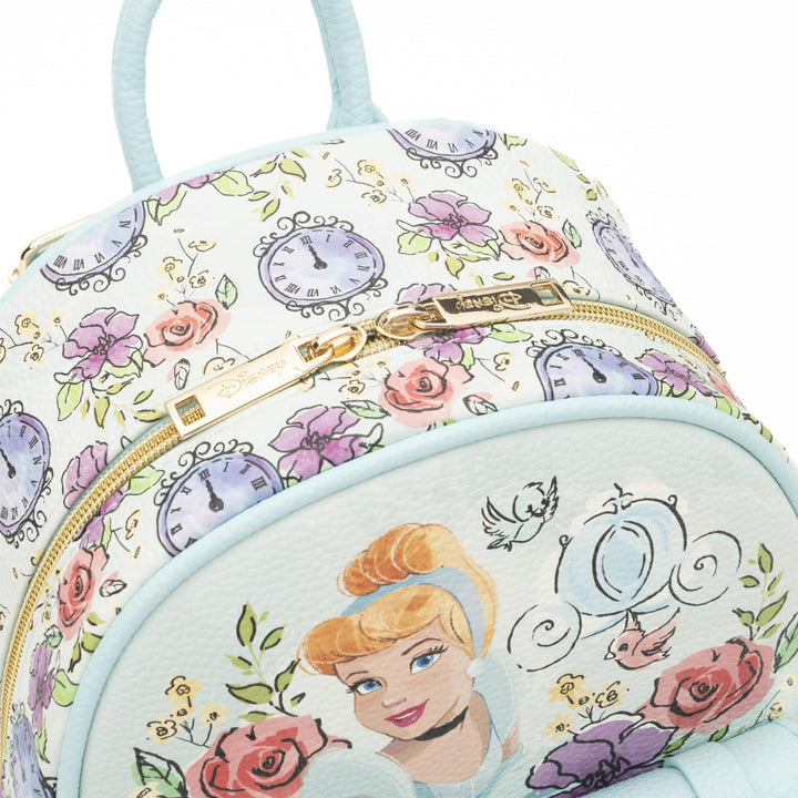 WondaPop Cinderella 11" Vegan Leather Mini Backpack - Top