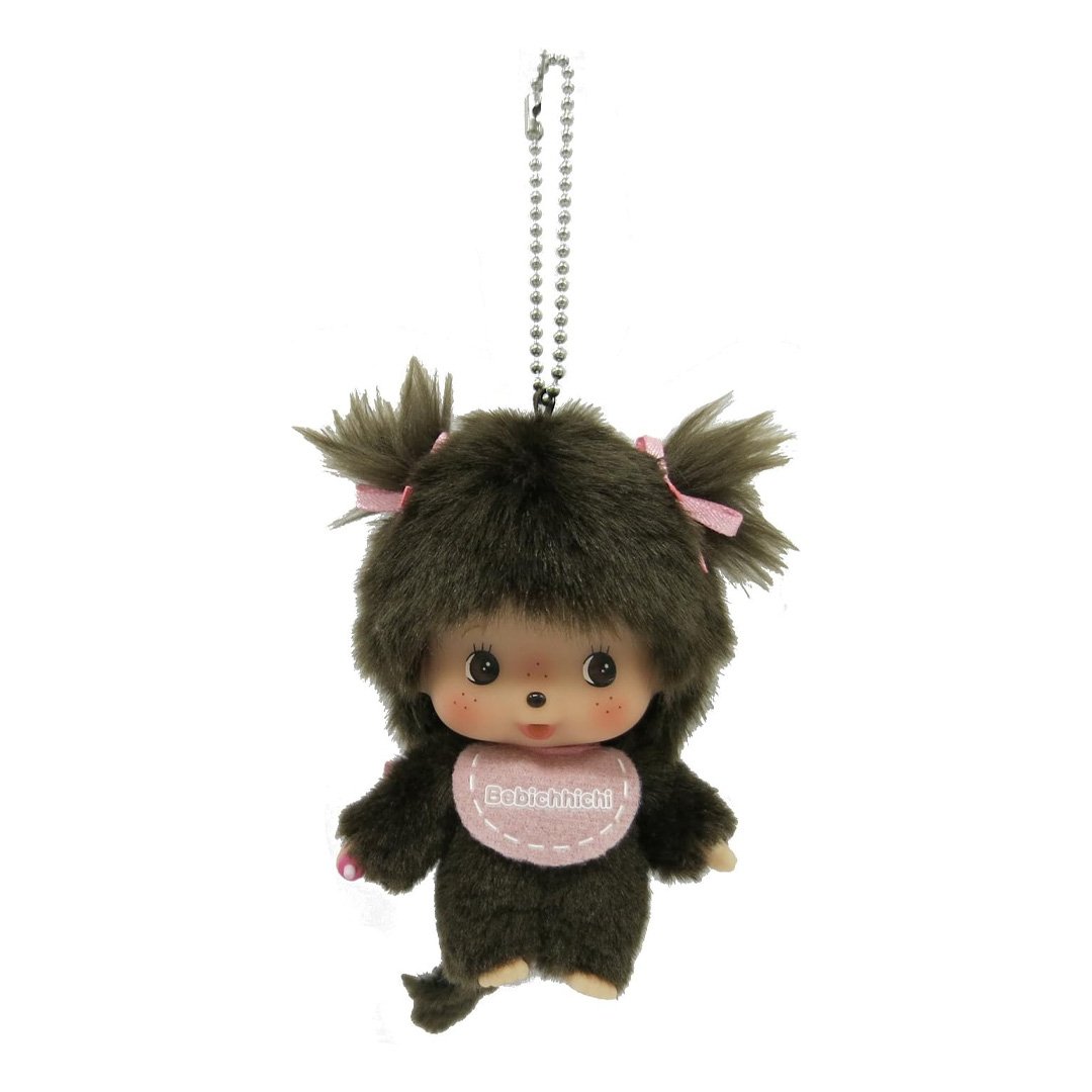 Monchhichi Bebichhichi Mascot Girl Big Head Keychain