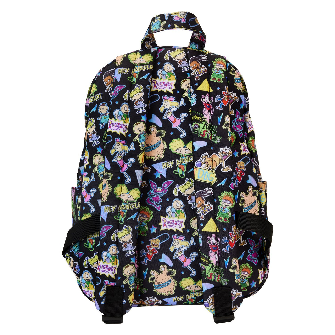 Loungefly Nickelodeon Retro Allover Print Full-Size Nylon Backpack - Back