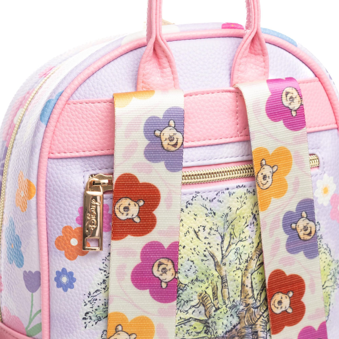 Wondapop Disney Winnie the Pooh and Friends Tree House 11" Vegan Leather Fashion Mini Backpack