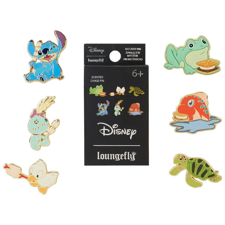Loungefly Disney Lilo &amp; Stitch Camping Cuties Mystery Box Pins