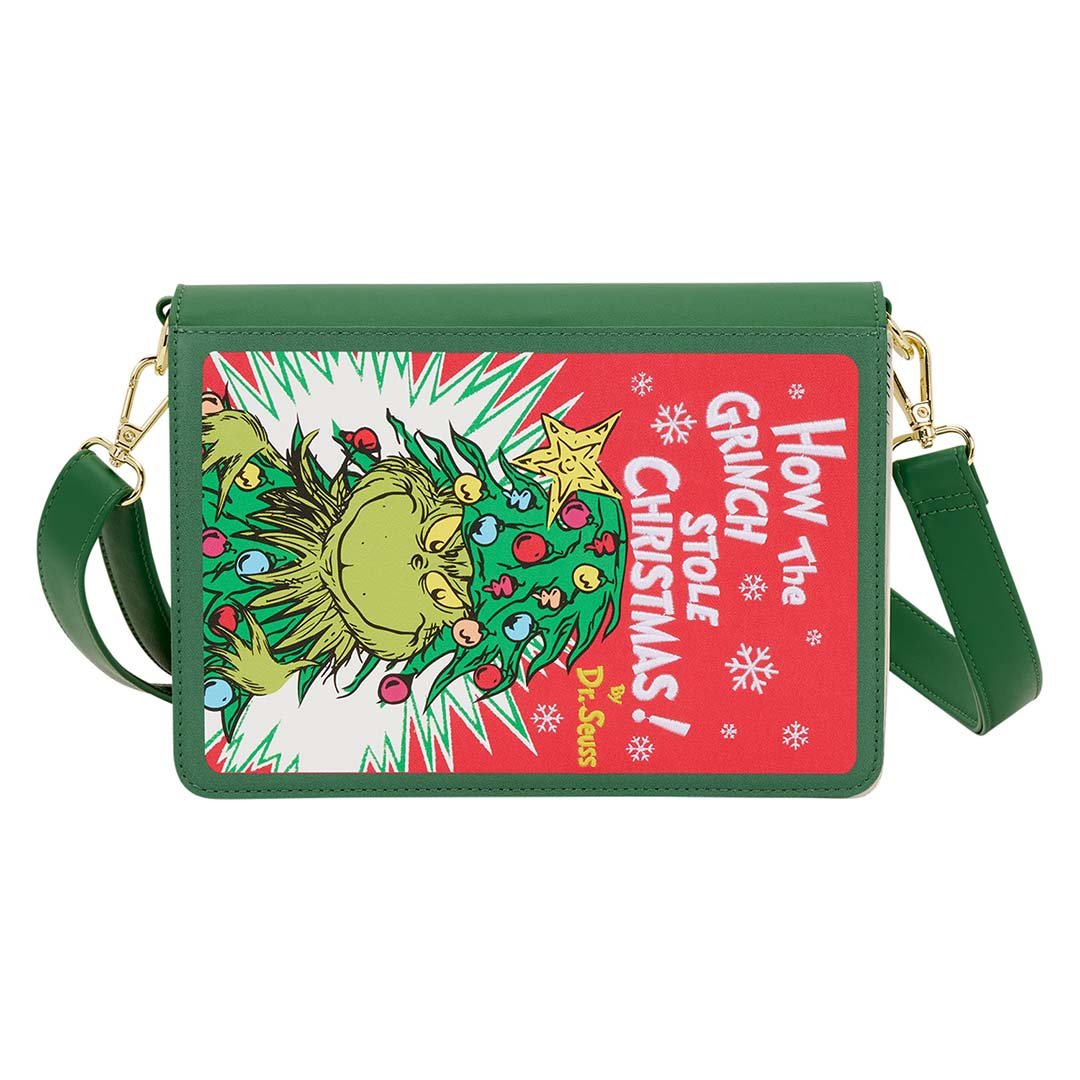 Loungefly Dr. Seuss Grinch Holiday Crossbody Bag