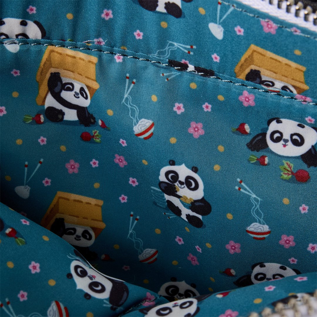 Loungefly DreamWorks Kung Fu Panda Sherpa Mini Tote Crossbody Bag