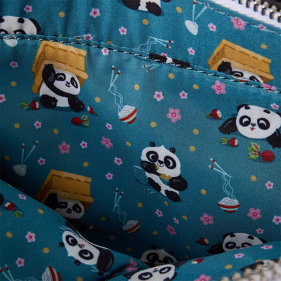 Loungefly DreamWorks Kung Fu Panda Sherpa Mini Tote Crossbody Bag