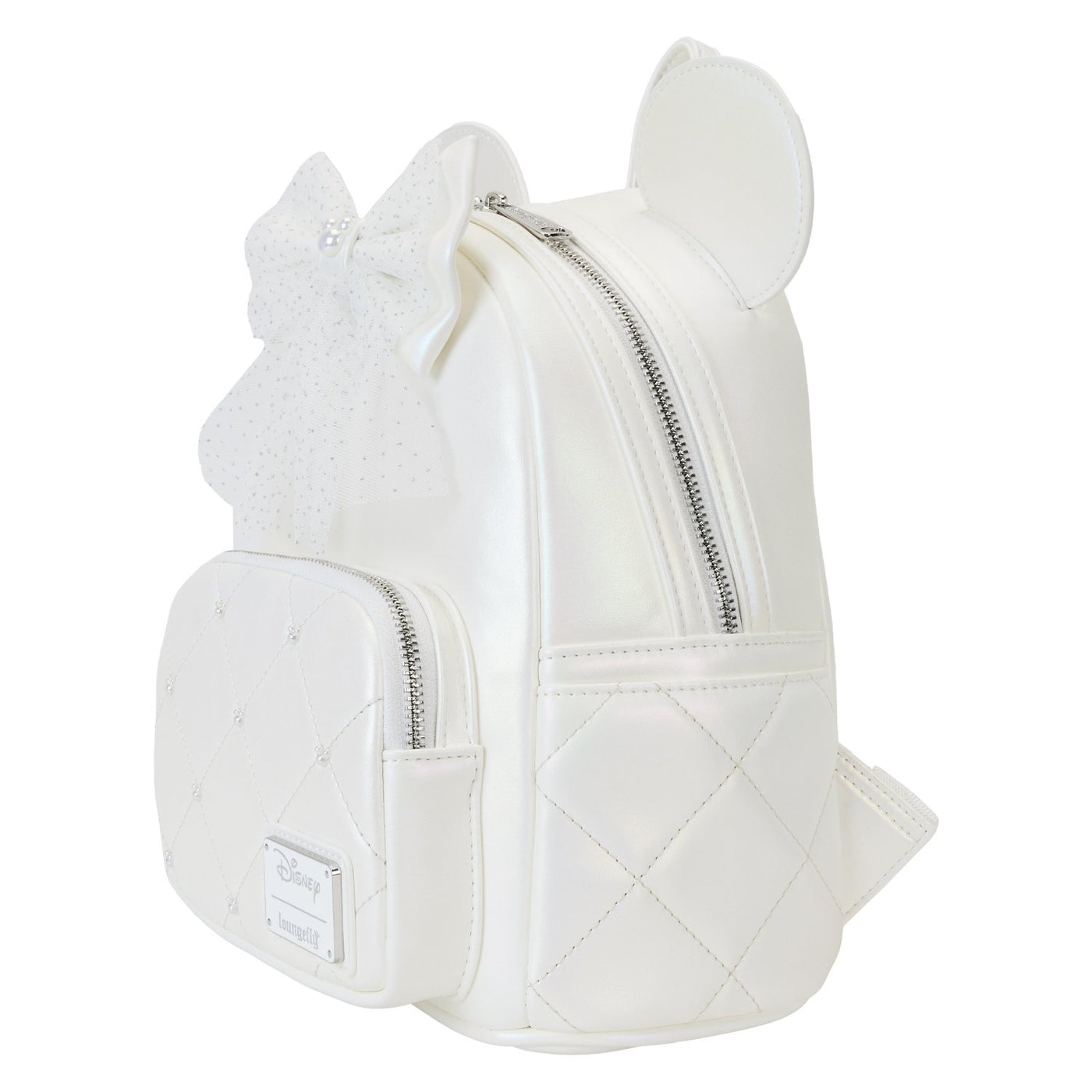 Loungefly Disney Iridescent Wedding Mini Backpack - Side View