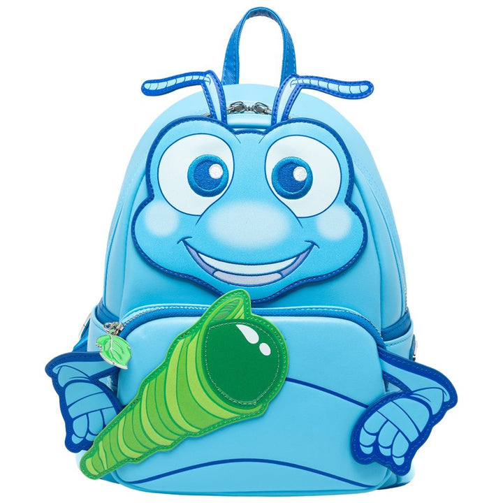 bagfly mini backpack Loungefly Disney Pixar A Bug's Life Flik Cosplay Mini Backpack - 707 Street Exclusive