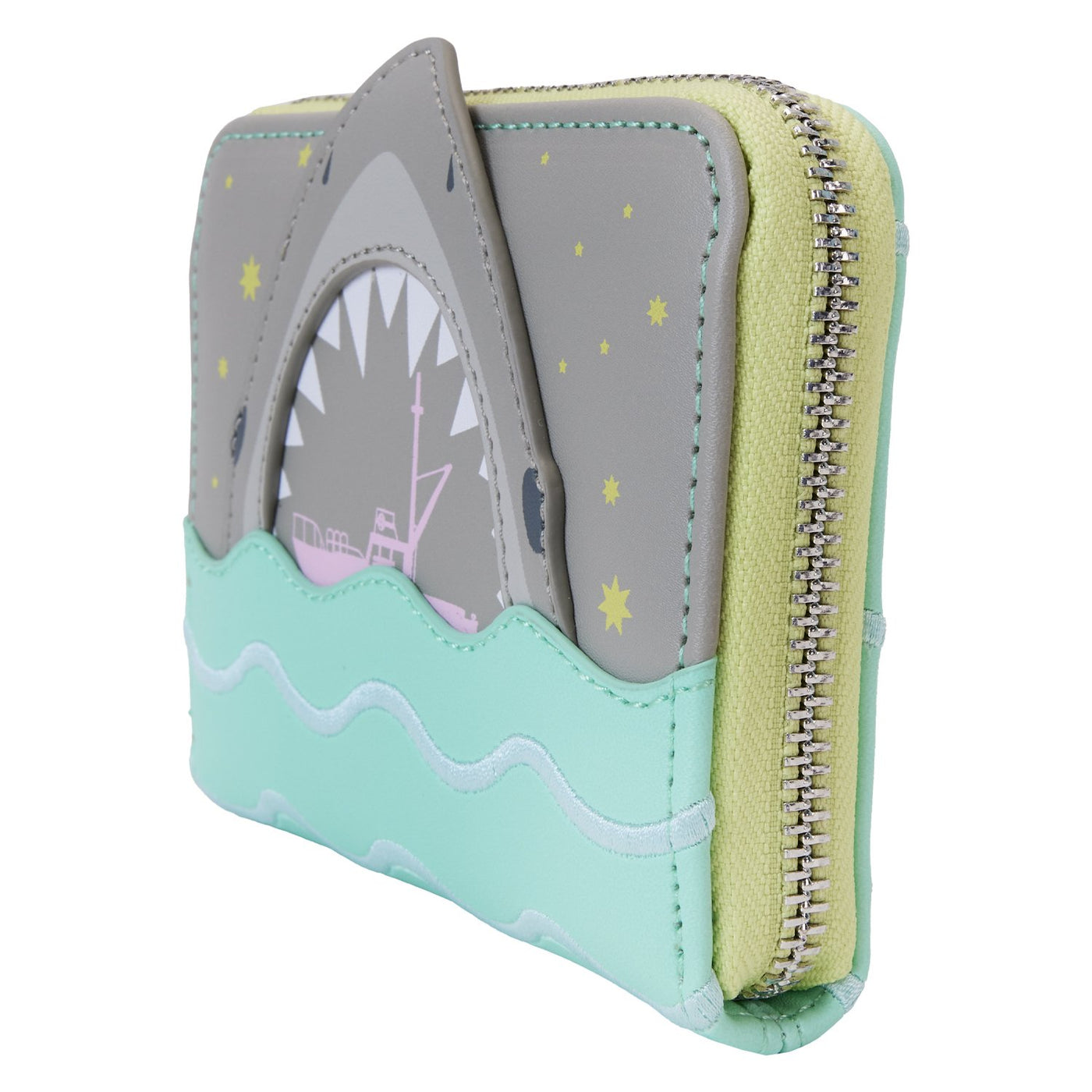 Loungefly Universal Jaws Zip Around Wallet - Side