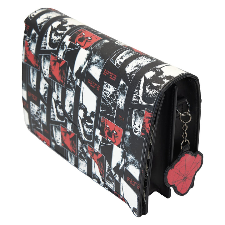 Loungefly Warner Brothers I Heart Horror IT Pennywise Glow Crossbody Bag